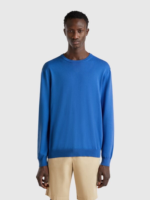 Pullover aus 100% Baumwolle mit Rundhalsausschnitt  Herren