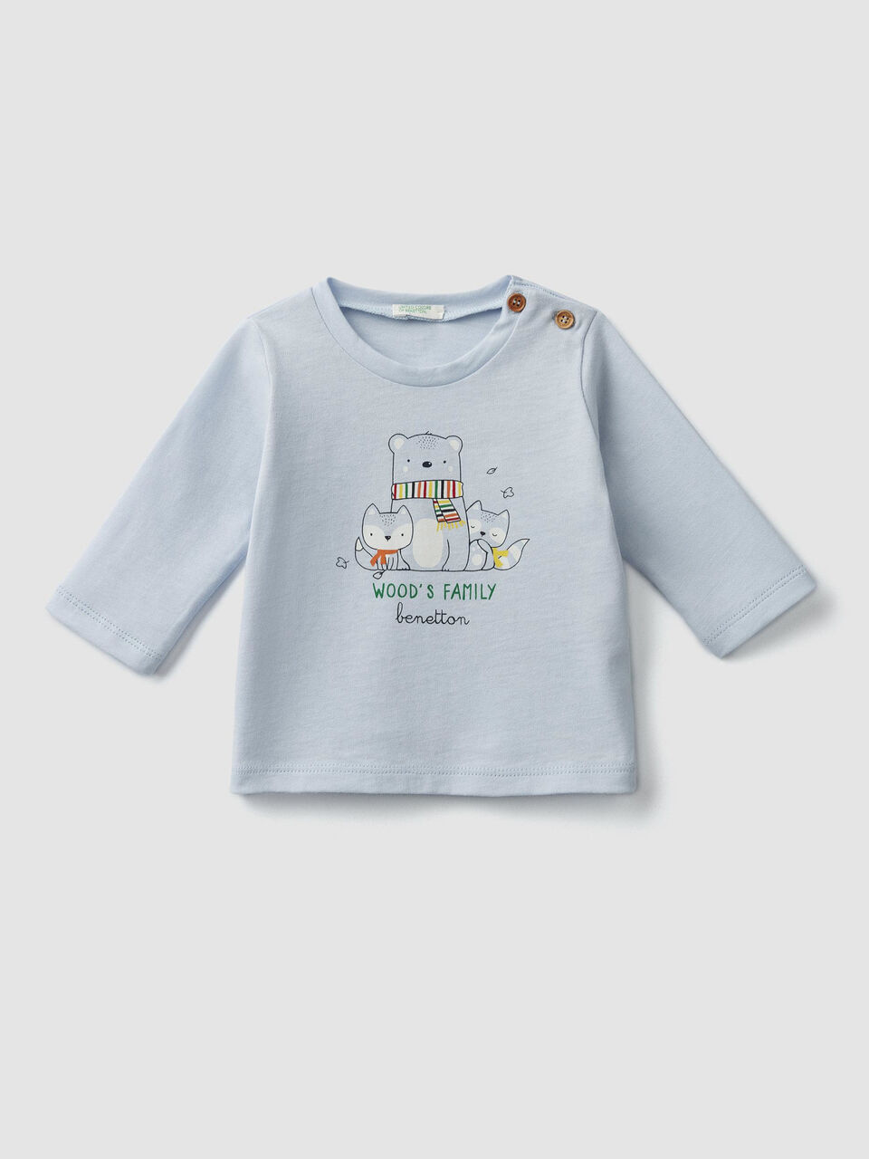 Organic cotton t-shirt with print image number 1