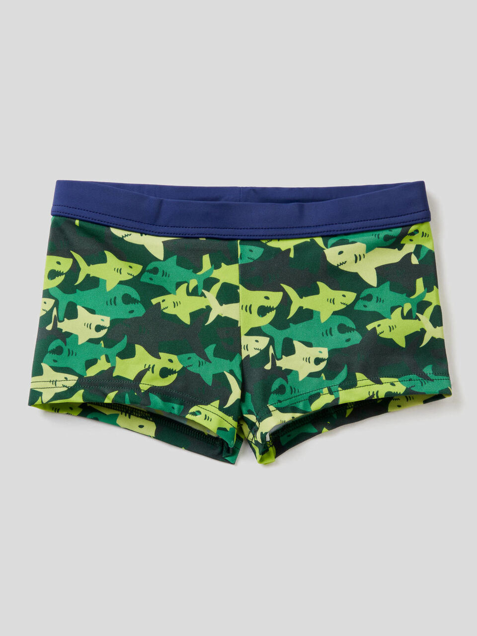 Boxer de bain à motifs requins camouflage image number 1