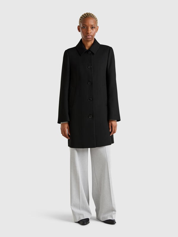 Manteau en viscose mélangée Femme