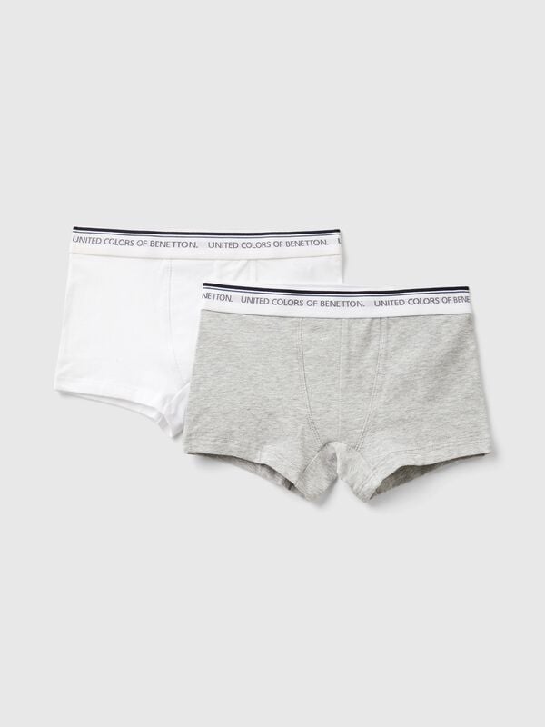 Zwei Boxershorts mit Logo-Gummizug Jungen