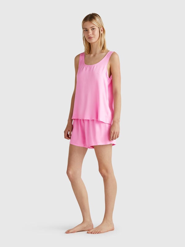 Pyjama aus Satin Damen