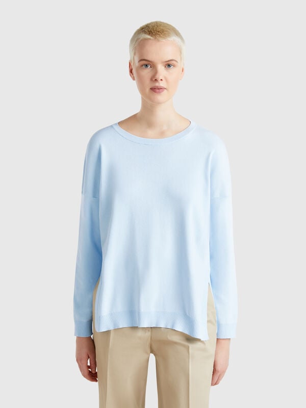 Over-Fit-Pullover aus Baumwolle Damen