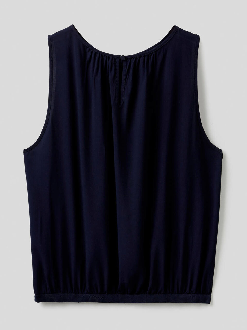 Ärmellose Bluse mit Raffungen image number 2