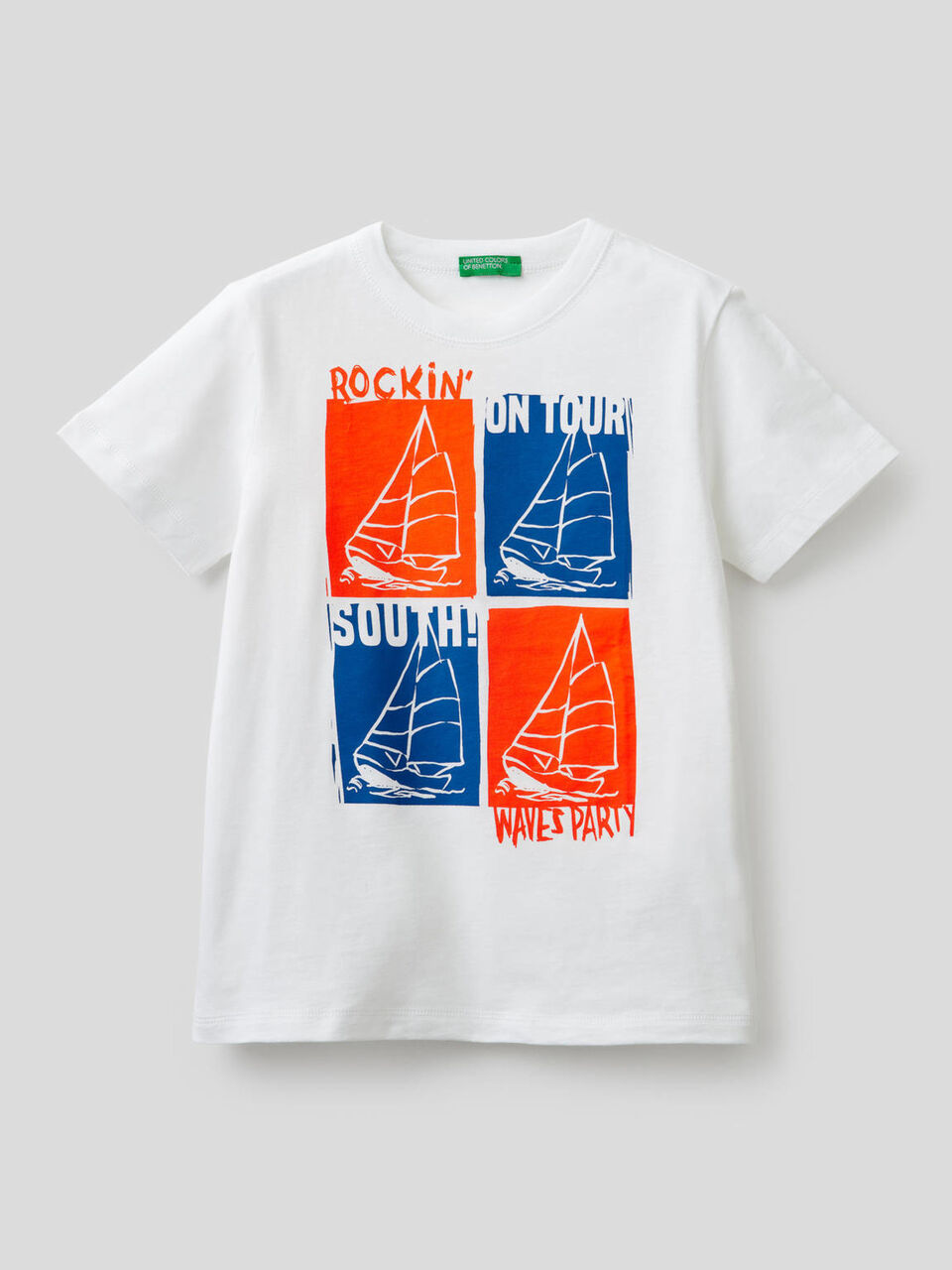T-Shirt aus 100% Baumwolle mit Print image number 1