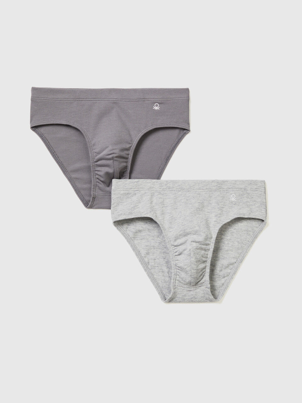 Two pairs of underwear in stretch cotton