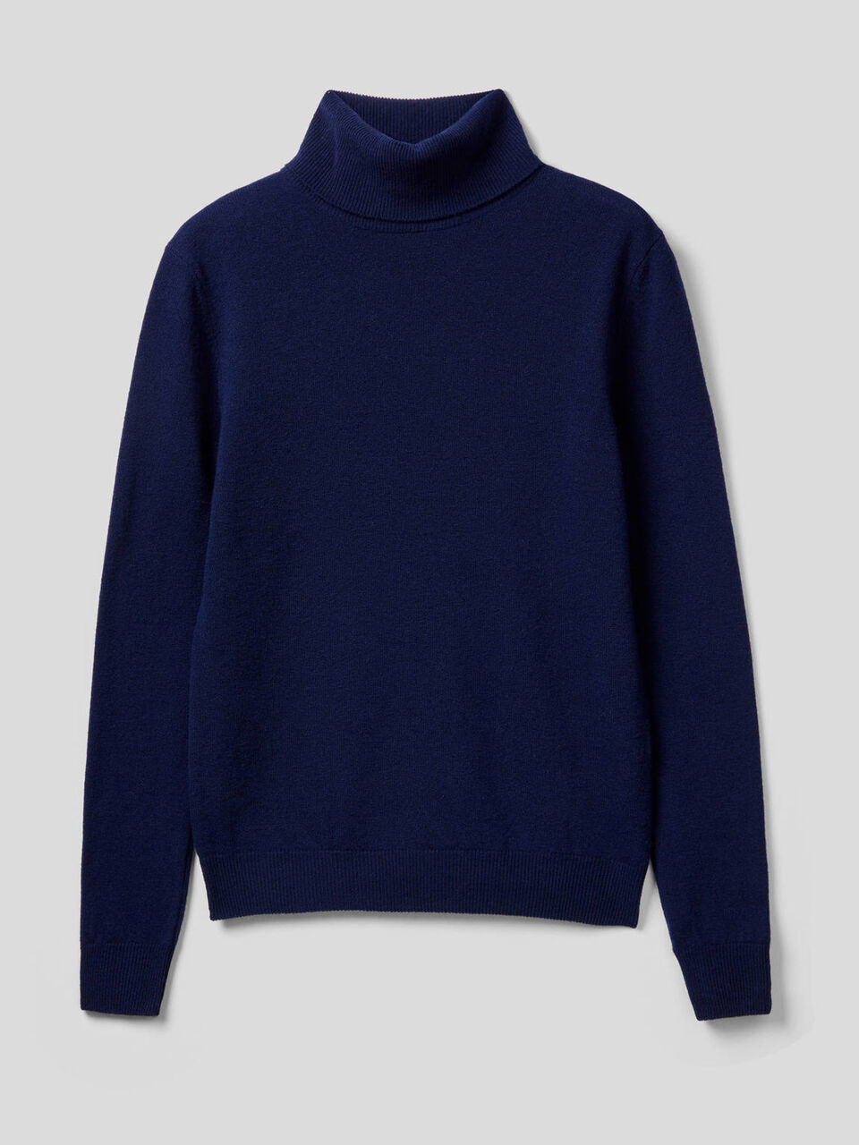 Turtleneck sweater in pure virgin wool image number 1
