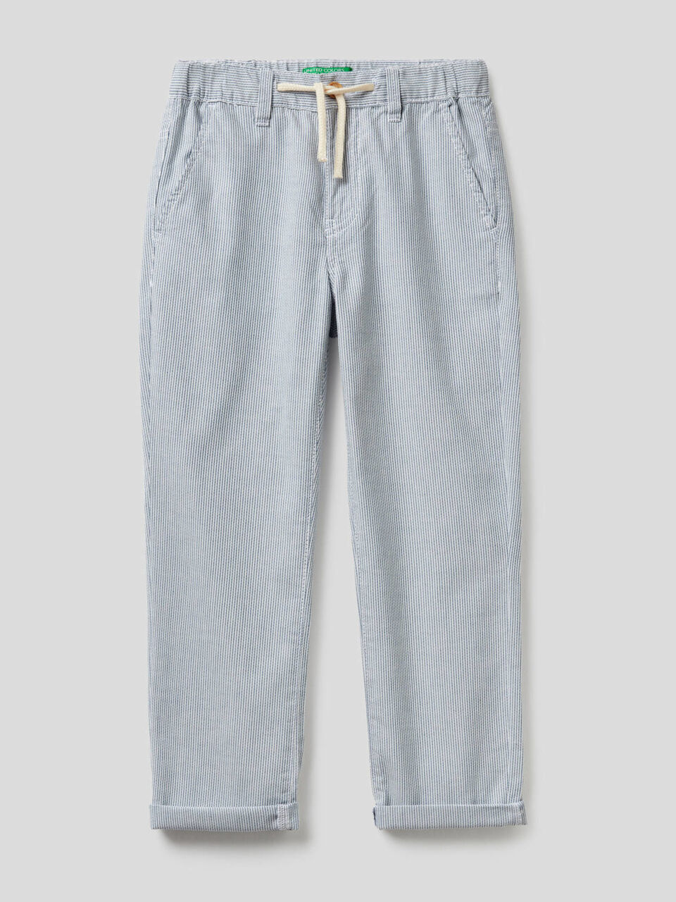 Gestreifte Hose aus 100% Baumwolle image number 1