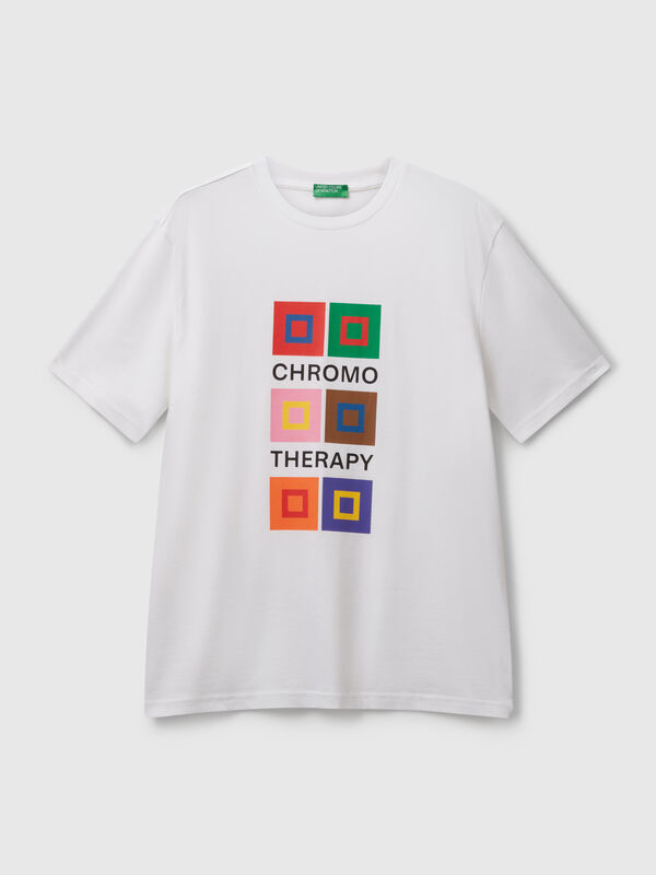 Relaxed Fit T-Shirt mit Print Herren