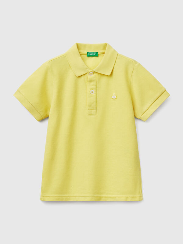 Polo à manches courtes en pur coton Garçon