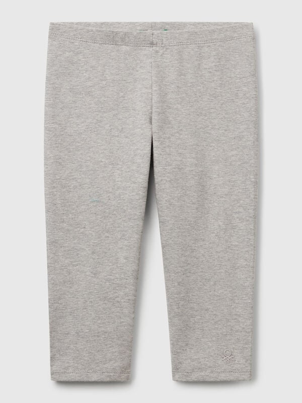 Knielange Leggings aus Stretch-Baumwolle Mädchen