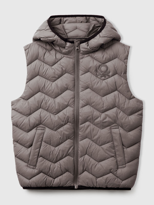 Gilet rembourré avec capuche Garçon