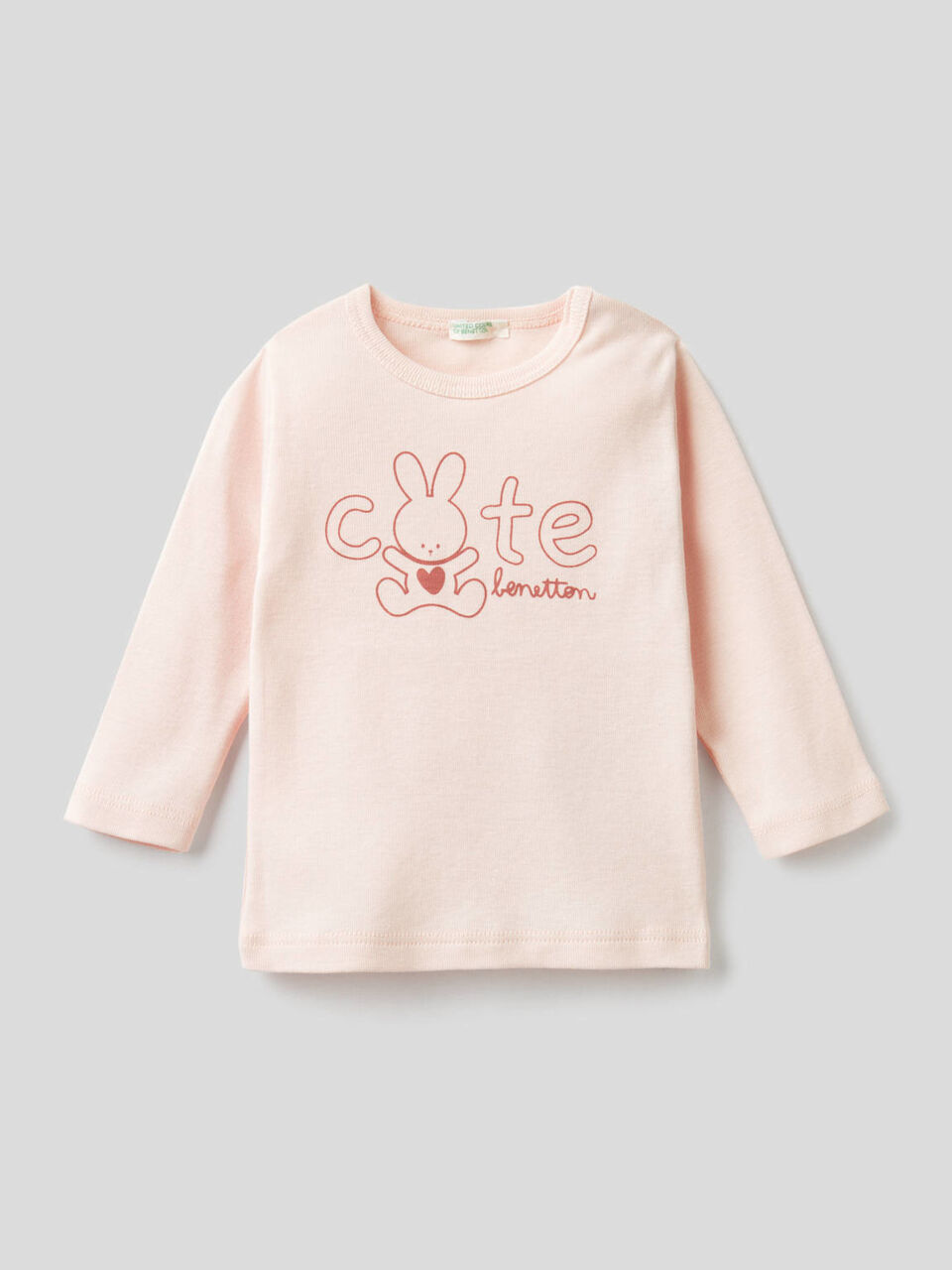 Long sleeve 100% organic cotton t-shirt image number 1