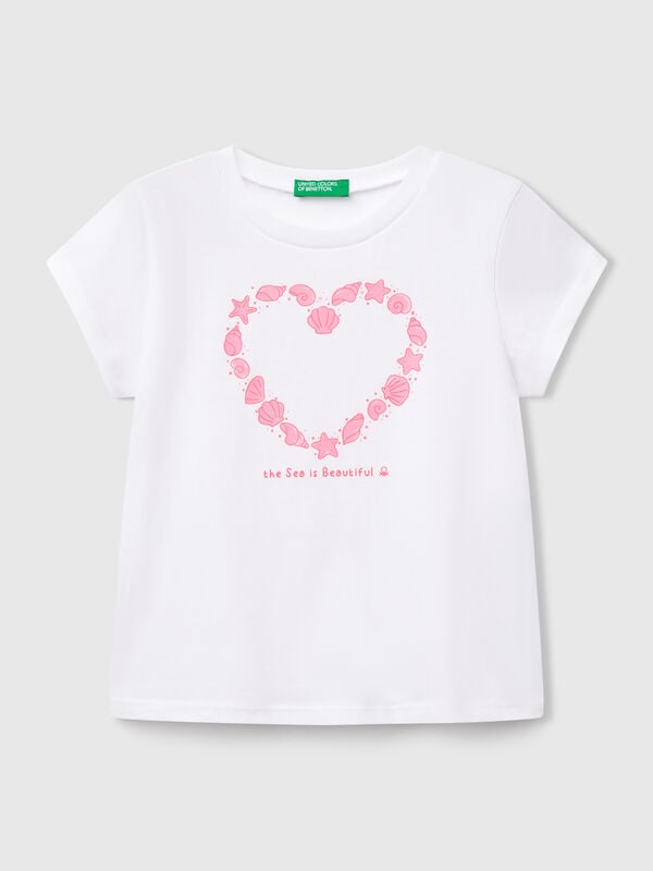 T-shirt à imprimé fluo Filles