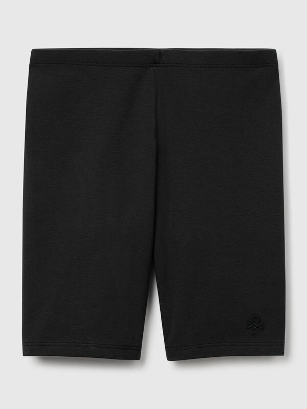 Kurze Leggings aus Stretch-Baumwolle Mädchen