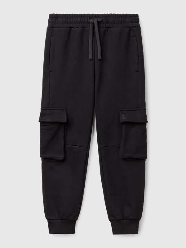 Pantalon cargo sweat-shirt Garçon