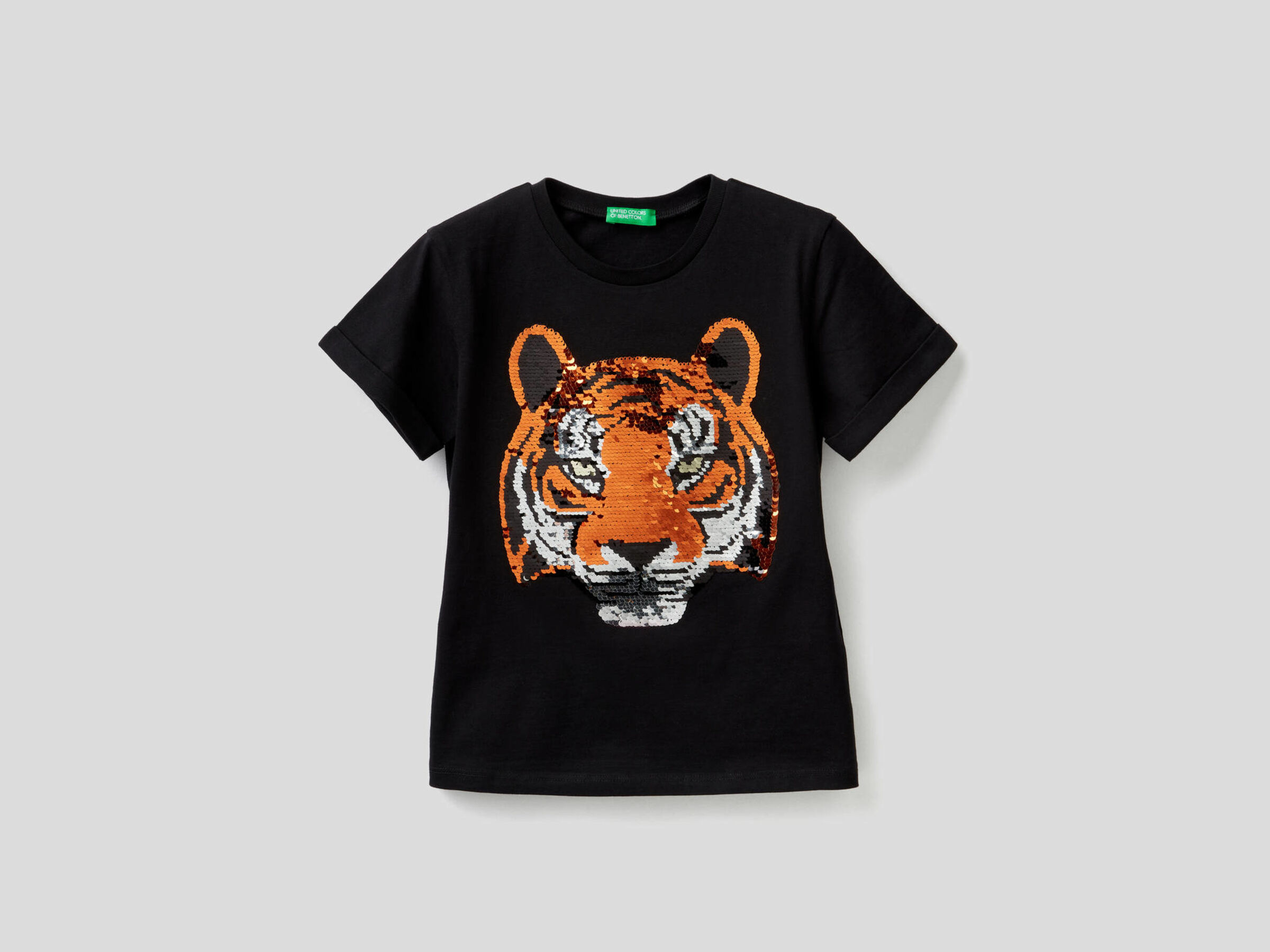 T-Shirt mit Pailletten image number null