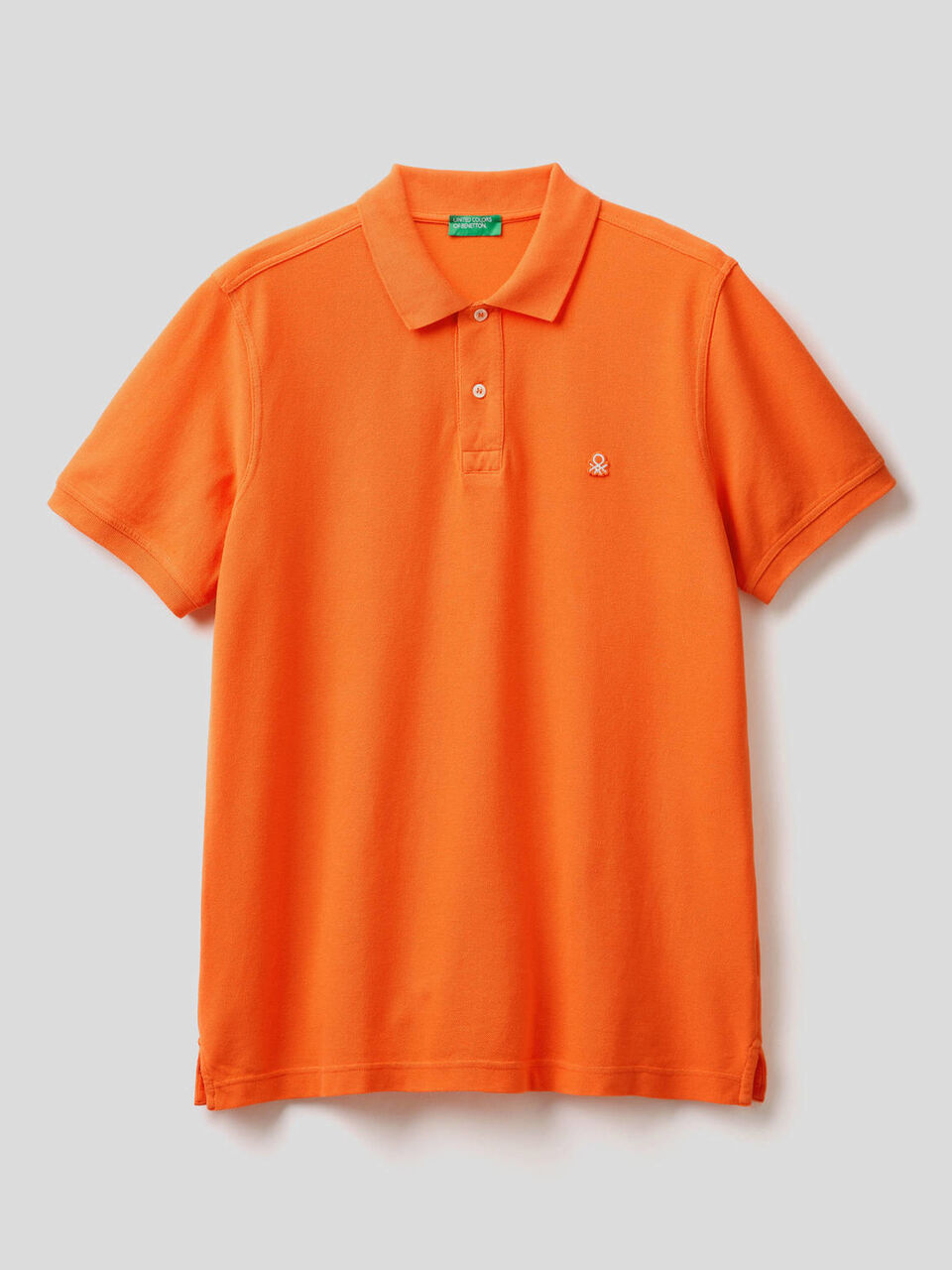 Short sleeve polo in 100% cotton image number 1