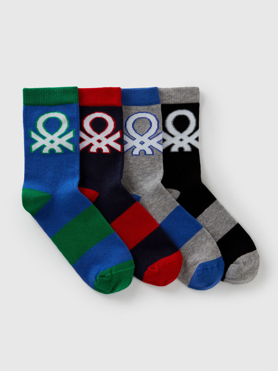 KNITTED SOCKS 4 PAIR Garçon image number 1