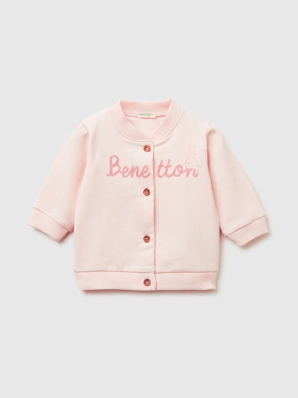 Sweat-shirt chaud avec imprimé logo Naissancede