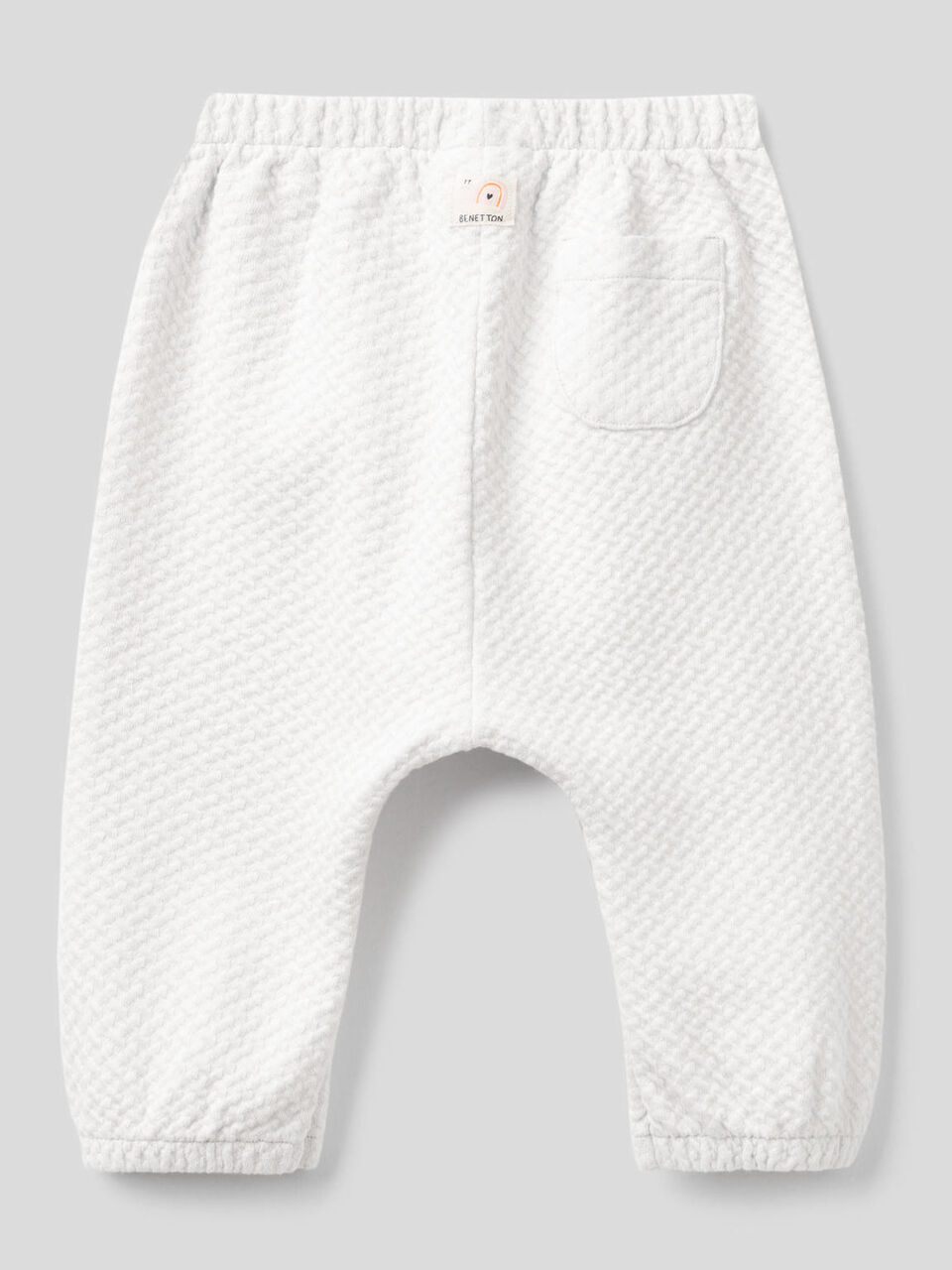 Pantalon en coton bio stretch texturé image number 2