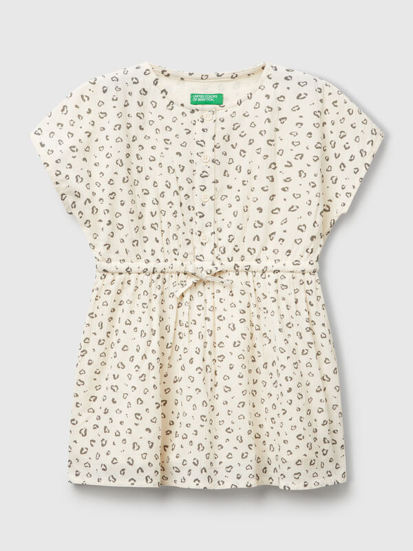 Robe à imprimé animalier Filles