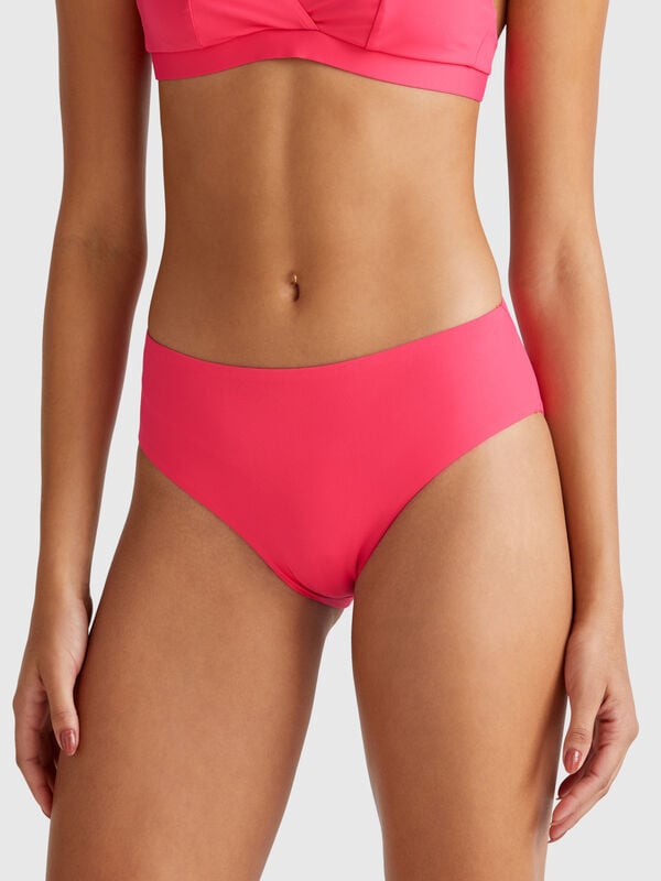Badeshorts mit hohem Bund aus ECONYL® Damen