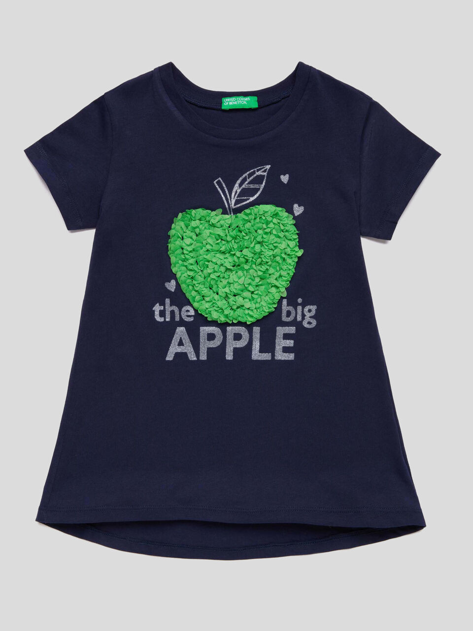T-shirt with print and embroidery image number 1