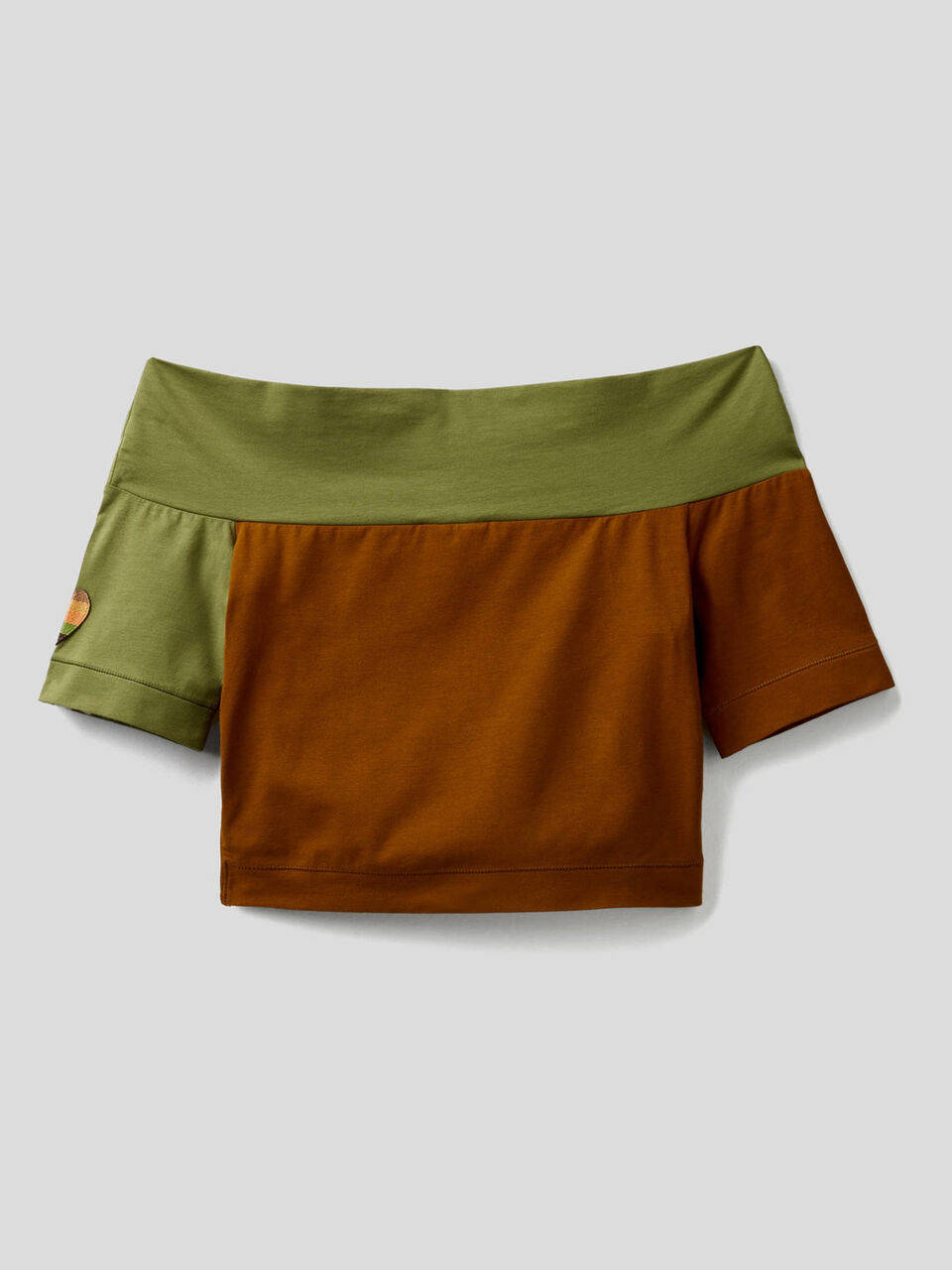 Top court en coton stretch Femme image number null