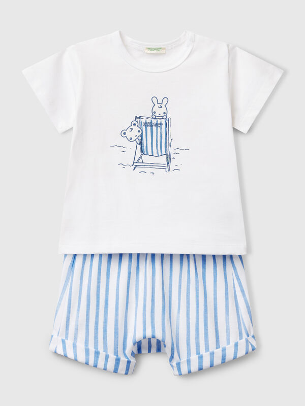 SET T-SHIRT+SHORTS Newborn