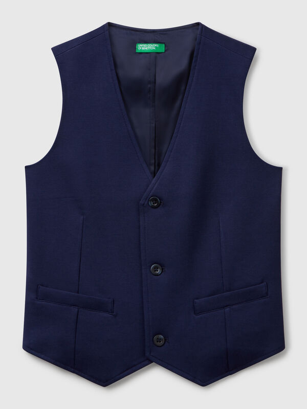 Gilet doublé avec boutons Garçon