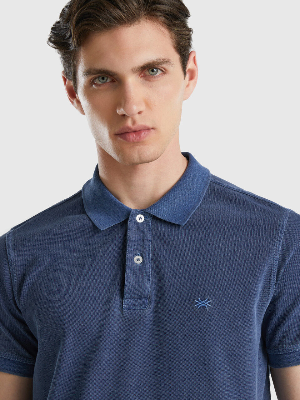 Regular fit polo in 100% organic cotton