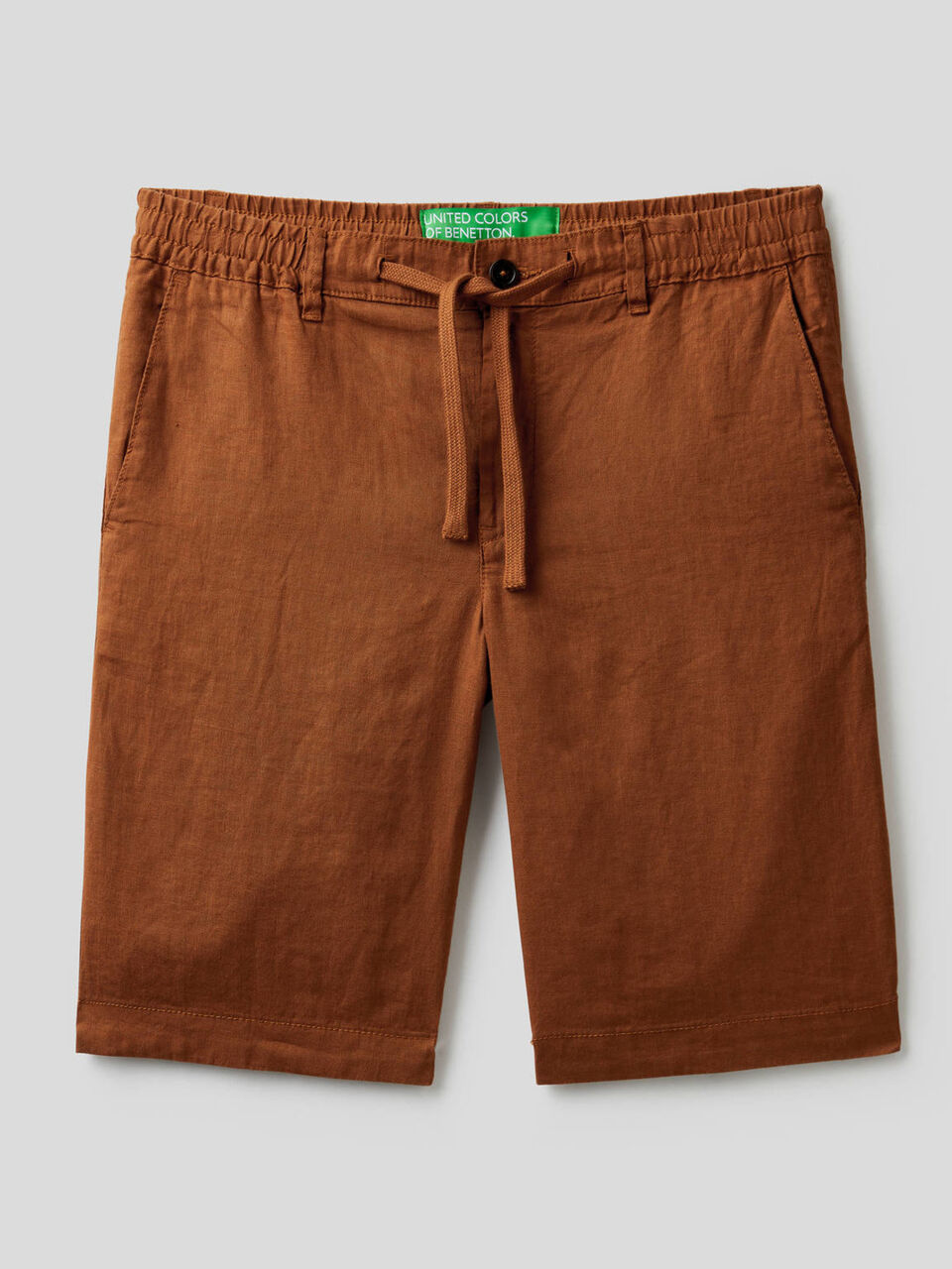 Bermudas in 100% linen image number 1