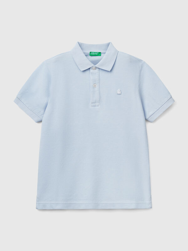 Polo slim en pur coton Garçon