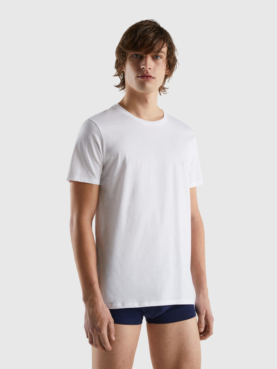 Long fiber cotton t-shirt
