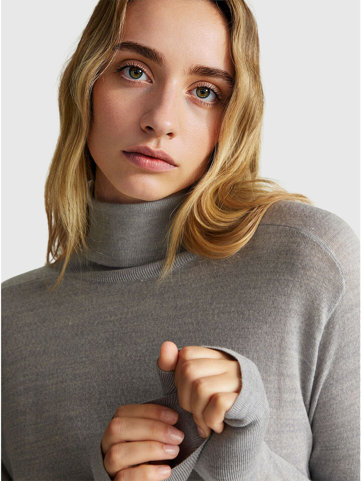 TURTLE NECK SWEATER Damen