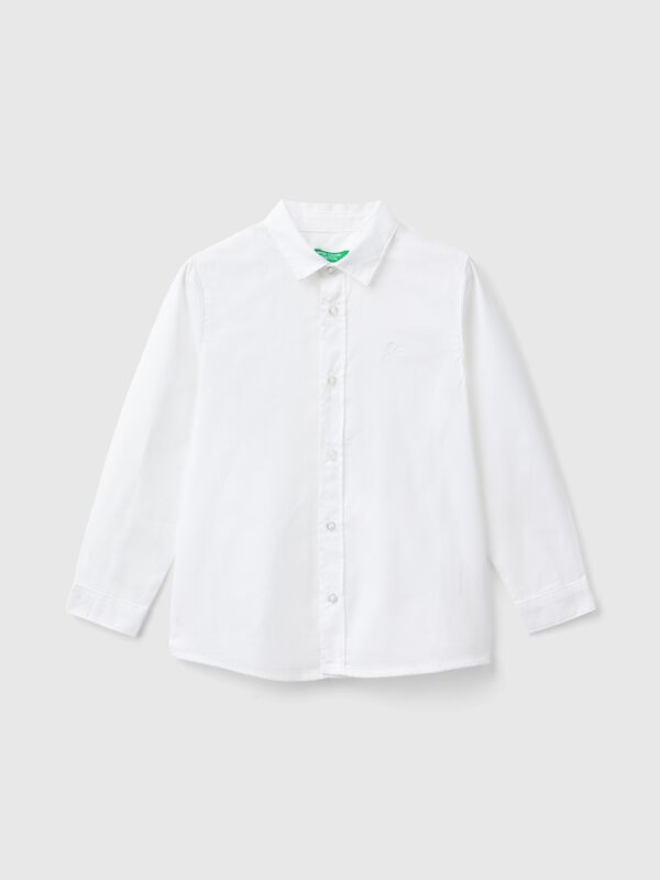 Chemise classique en pur coton Garçon