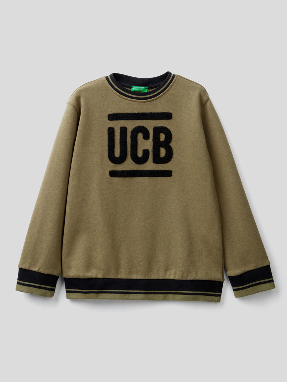 Sweatshirt aus 100% Baumwolle mit Stickerei image number 1
