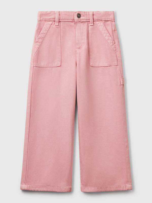 Pantalon fluide à jambe droite Filles