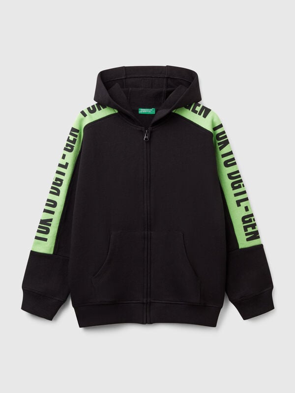Over-Fit-Sweatshirt mit Bändern Jungen