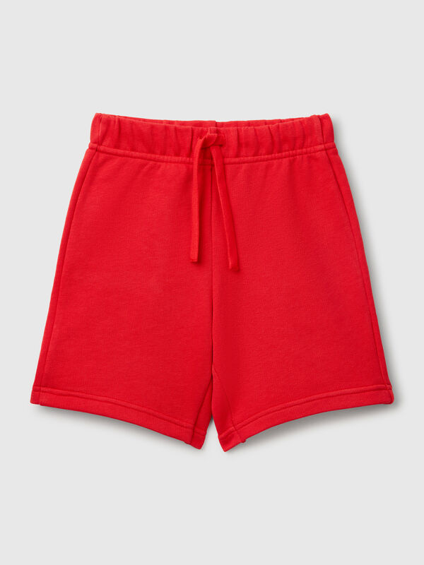 Bermudashorts aus Baumwollfleece Jungen