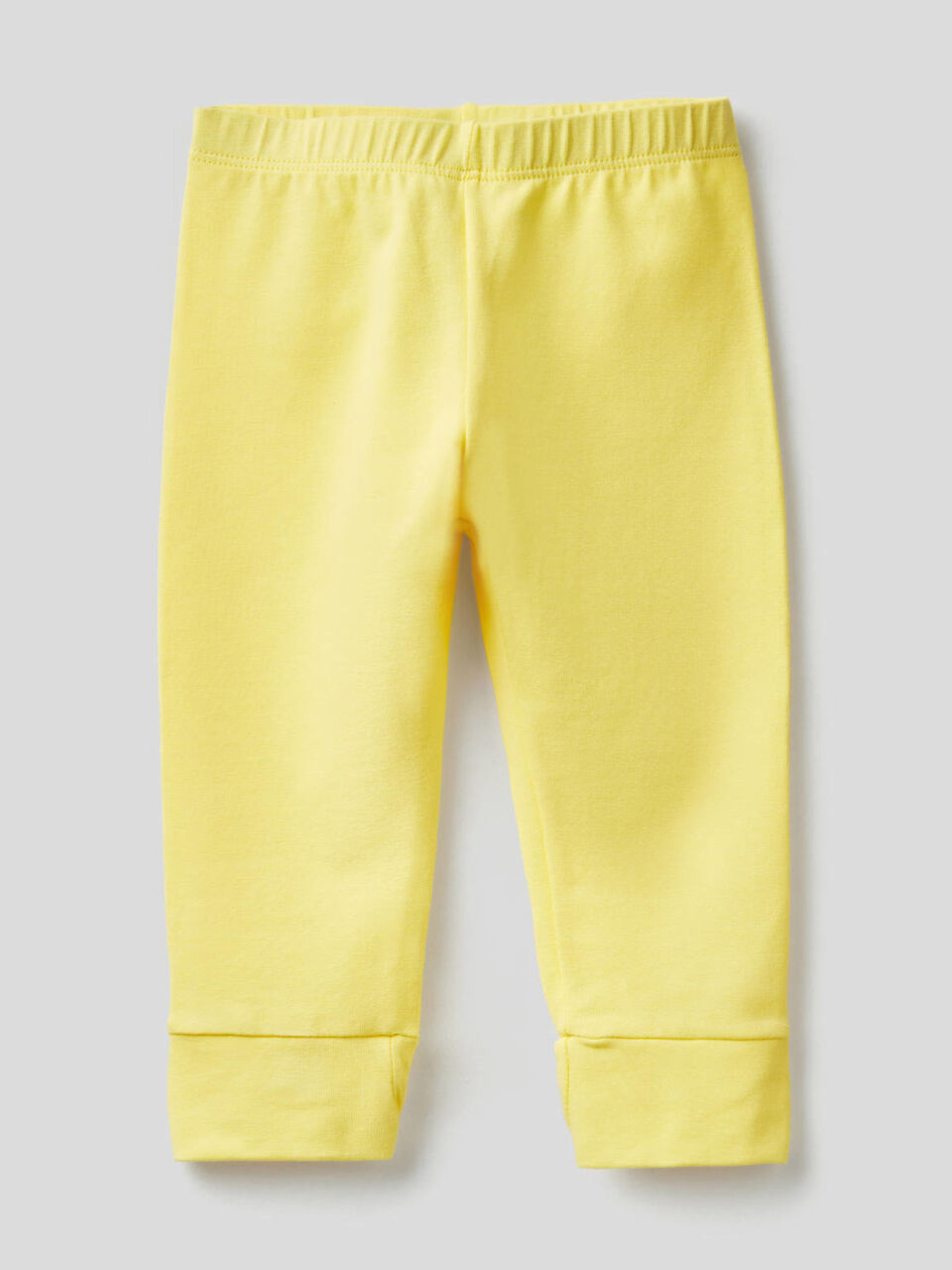 Leggings with bow in stretch cotton image number 1