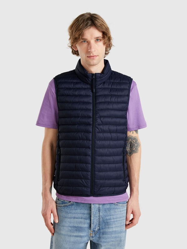 Ärmellose Jacke mit normaler Passform und Wattierung Herren