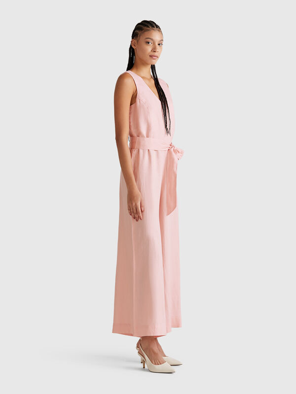 Combinaison pur lin Femme