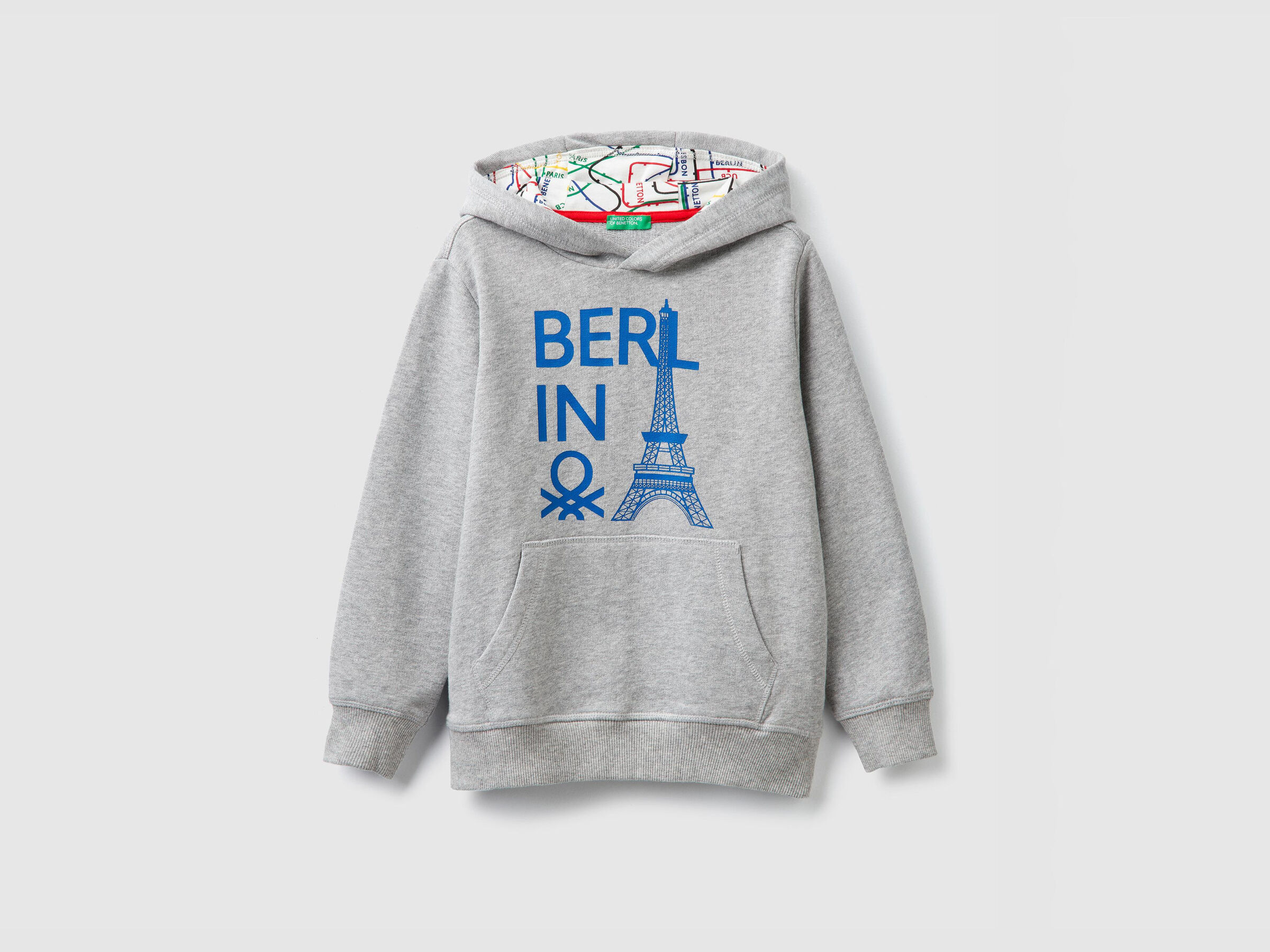 Sweatshirt mit Stadtprint und Kapuze image number null
