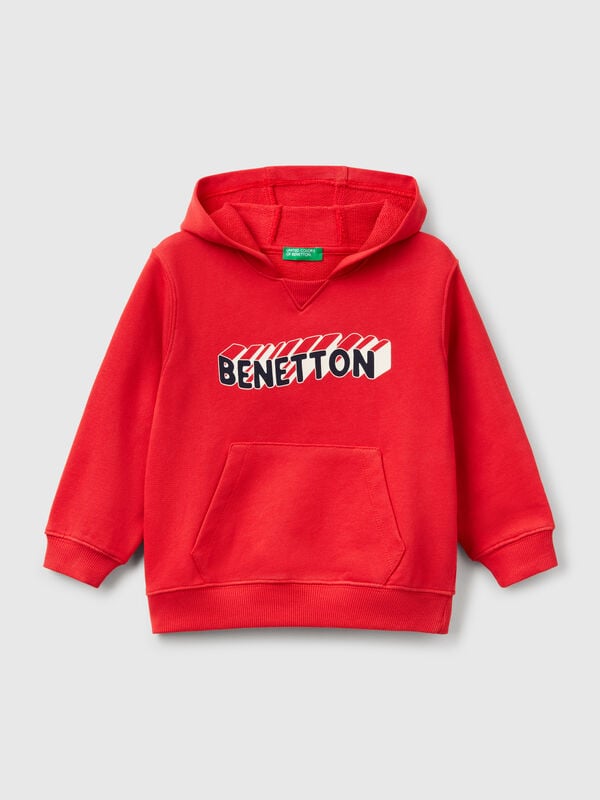 Sweat à capuche 100% coton Garçon
