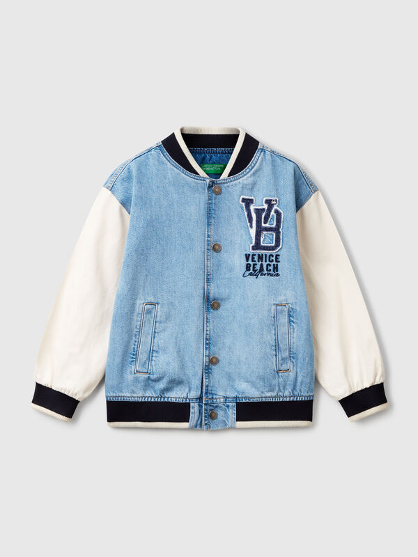 Denim bomber jacket Junior Boy