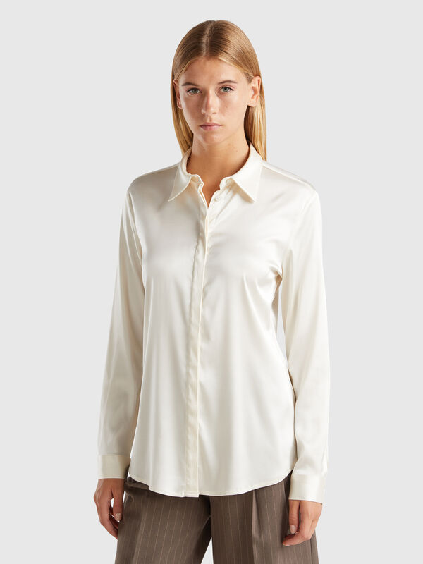 Satin shirt Women