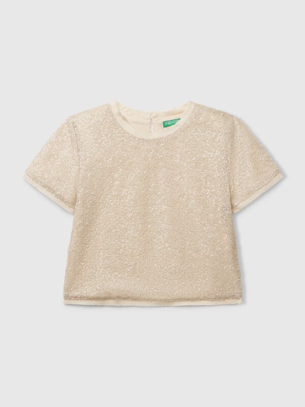 Top à paillettes Filles