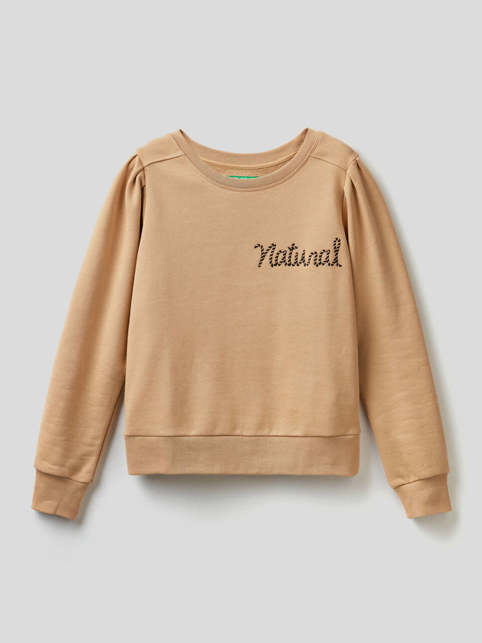 Sweatshirt aus Bio-Baumwolle mit Stickerei image number 1